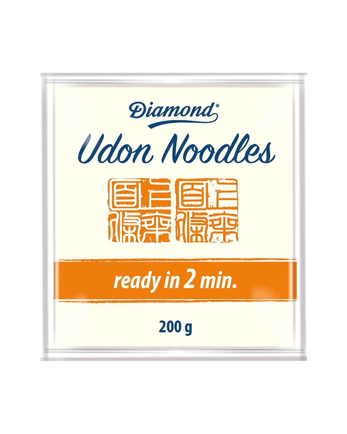 Udon nudle DIAMOND, rychlá a snadná příprava, vegetariánské, veganské - 1 x 200 g