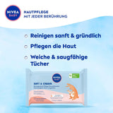 NIVEA Baby Aqua vlhčené ubrousky 4x57 kusů
