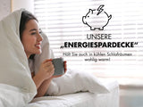 Energeticky úsporná deka Traumnacht - Extra teplá zimní deka s hmotností náplně 1685 g, 100% mikrovlákno, pratelná na 60 stupňů, 135X200 cm, certifikováno Oeko-Tex, vyrobeno podle německé normy kvality Přehozy a přikrývky Naty Shop
