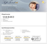 Aqua-Textil Soft Touch Set pro děti Peřina 100 X 135 Cm 250G a 350G s polštářem 40 X 60 Cm 150G Peřina 4 sezóny Klimatizace Oeko-Tex Peřiny a přikrývky Naty Shop