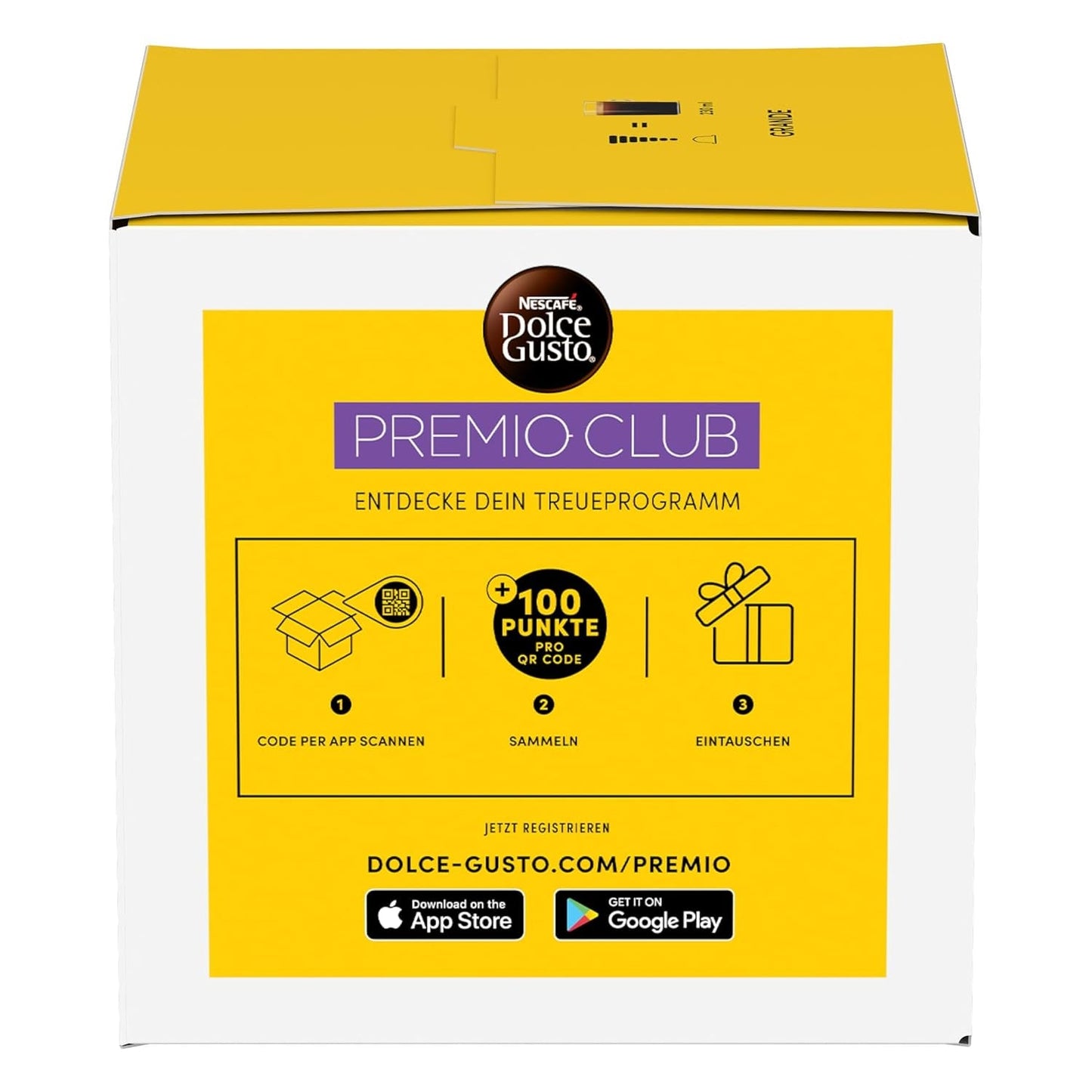 NESCAFÉ DOLCE GUSTO Grande Kaffeekapseln 3er Pack (3 x 16 kapslí)