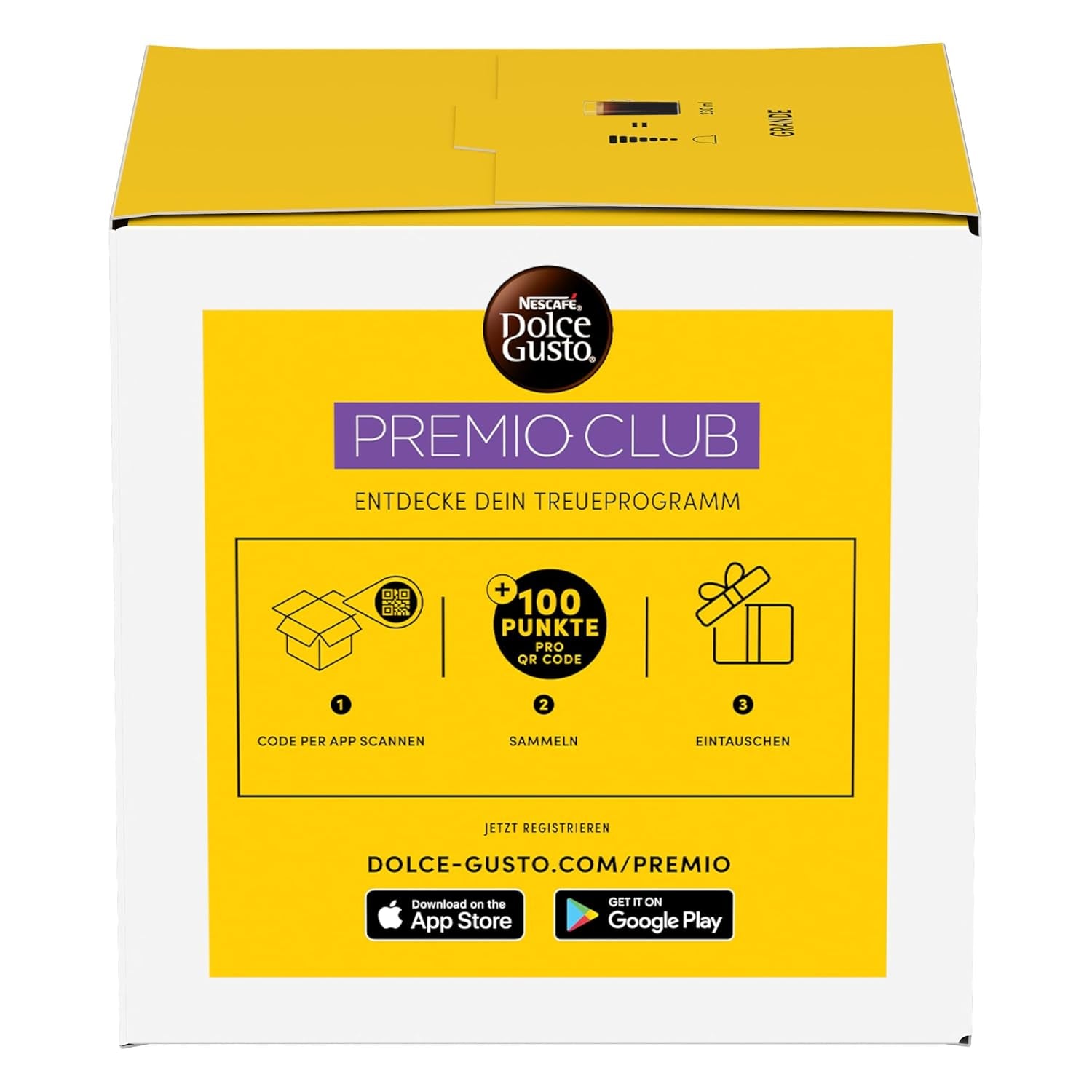 NESCAFÉ DOLCE GUSTO Grande Kaffeekapseln 3er Pack (3 x 16 kapslí)