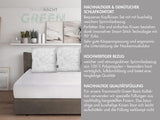 Traumnacht Green Basic Pillow Set sestávající ze dvou polštářů 80 X 80 Cm, certifikováno Oeko-Tex, vyrobeno podle německého standardu kvality Naty Shop standardní polštáře