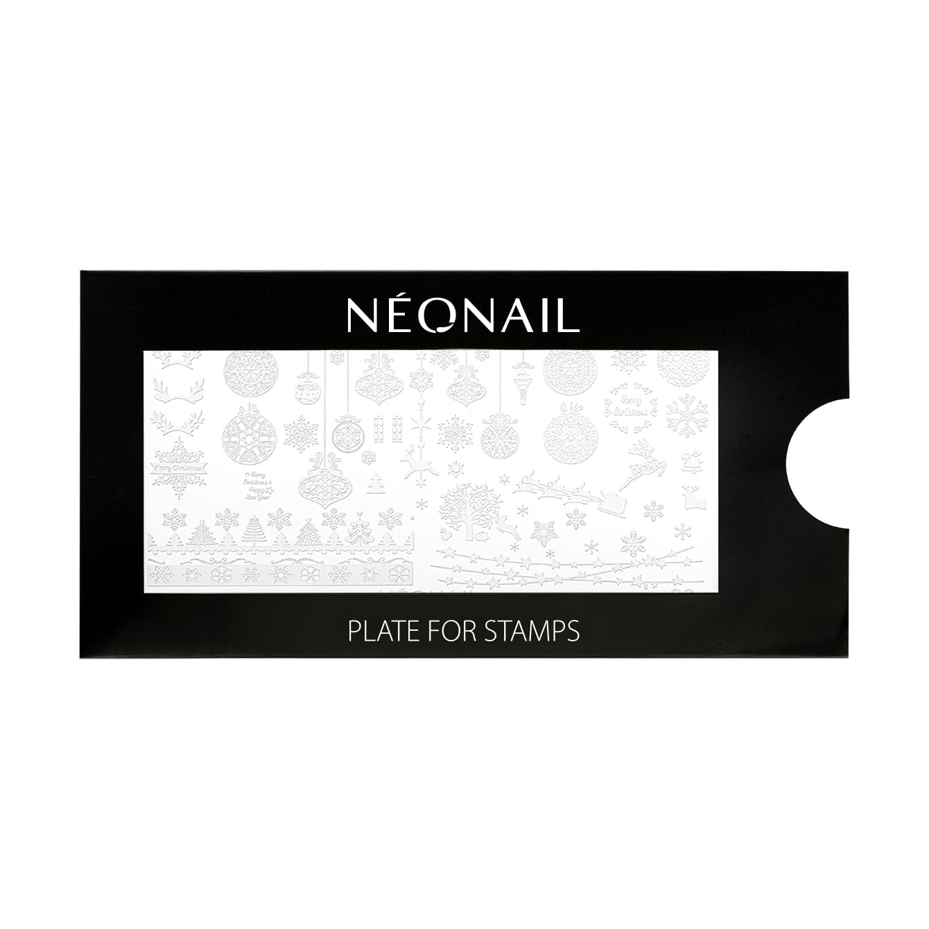 NÉONAIL Nagel Stempel Mit Schaber - Nägel Selber Machen - Razítko na nehty - Nageldesign Für Nagel Schablone - Francouzské nehty Stempel - Silikon Nagelstempel