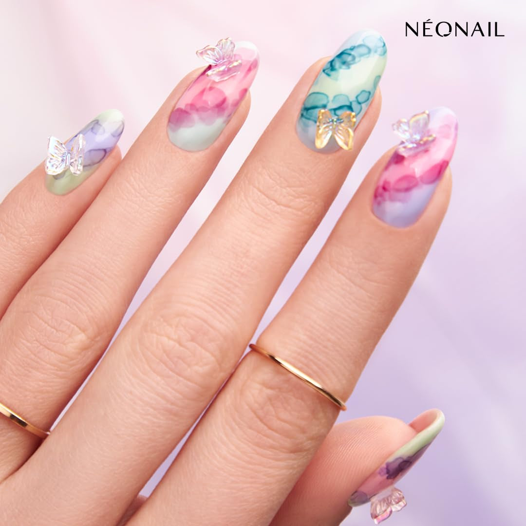 NÉONAIL Nageldekoration 3D Nail Art Schmetterlinge - Přívěsky na nehty - Nägel Selber Machen - Nehty - Nageldesign Příslušenství - Nailart - Nail Art Zubehör - Nagel Deko - Nagelschmuck - Mehrfarbig