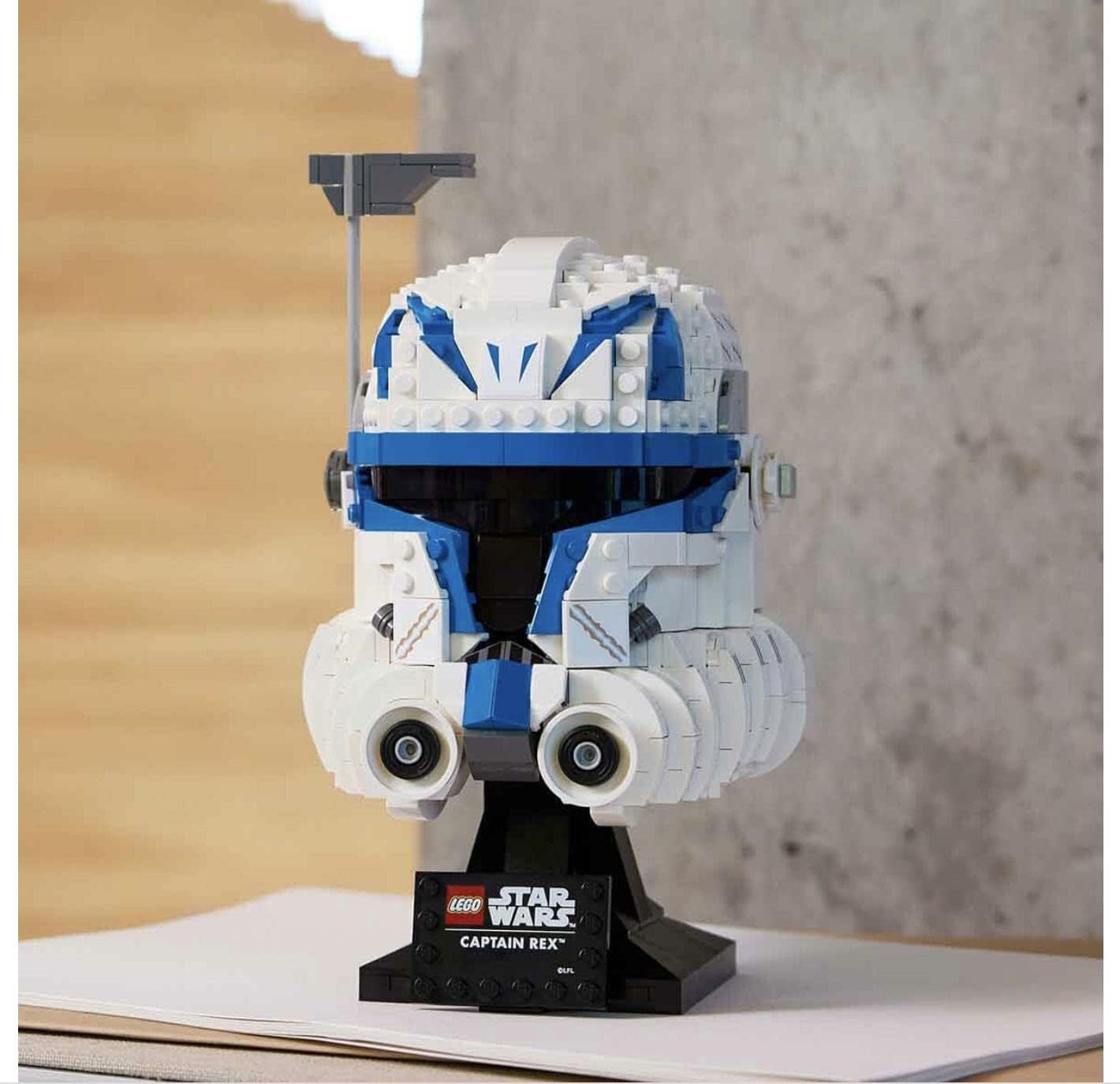 LEGO 75349 Sada helmy kapitána Rexe ze Star Wars Sběratelský sběratelský model z řady 2023 Model 2023 Souvenýr a nápady na dárky Stavebnice Besuche den LEGO-Store