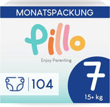 Plenky Pillo 3 - Krabice 168 plen, 6 balení po 28 plenkách, velikost 3 - Midi (6-10 kg) - Plenky pro miminka
