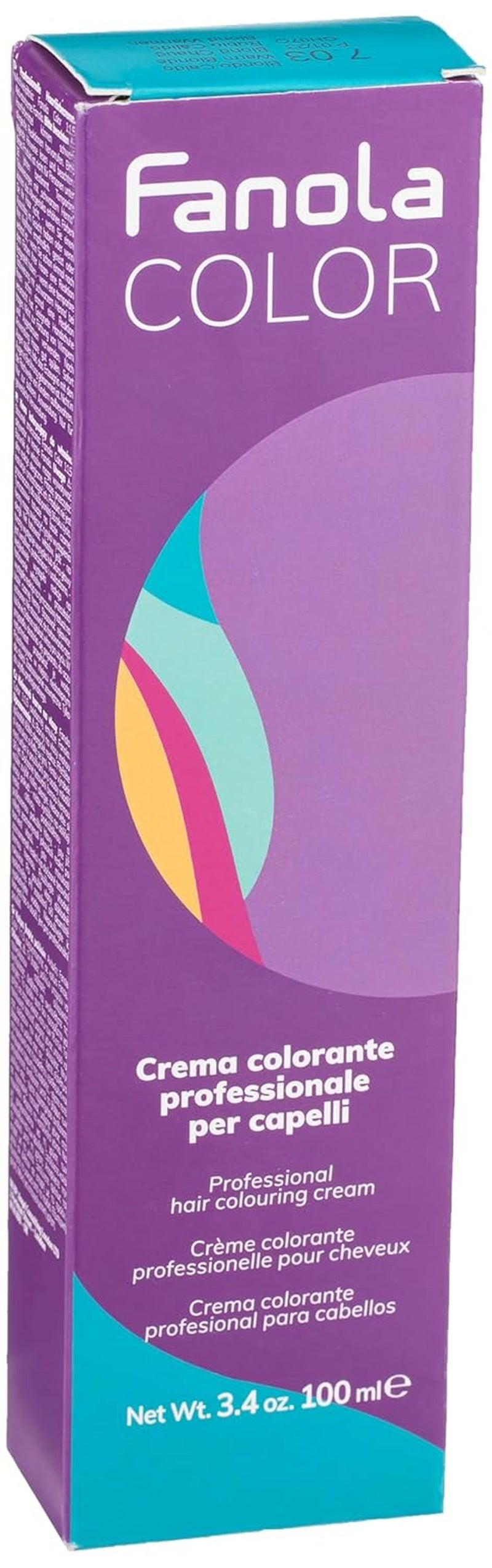 Fanola crema colore Barvicí krém 7.0 Blond, 100 ml Barva na vlasy Naty Shop 7.03 Teplá blond