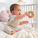 HABA 306692 - Chytací hračka s kuličkovým kolem, Chytací hračka od 6 měsíců, Made in Germany, Colorful Bebe Toys Naty Shop