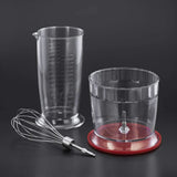Russell Hobbs Stabmixer [3-v-1: Pürierstab/Zerkleinerer, Mixer- & Schneebesenaufsatz] Desire Rot (Bpa-Free & Spülmaschinenfestes Zubehör, Für Smoothie, Suppen Saucen, Joghurt Babynahrung) 24700-5