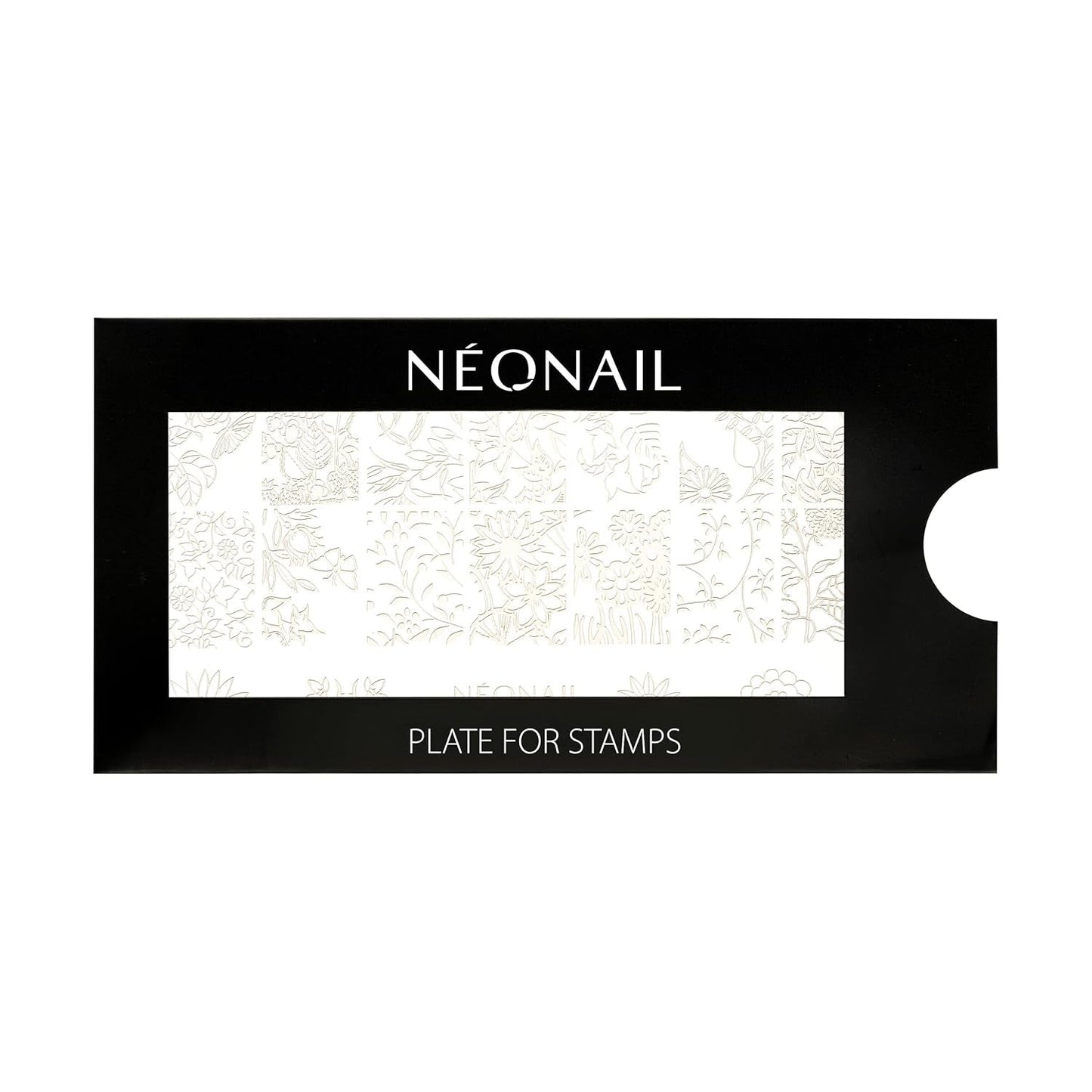 NÉONAIL Nagel Stempel Mit Schaber - Nägel Selber Machen - Razítko na nehty - Nageldesign Für Nagel Schablone - Francouzské nehty Stempel - Silikon Nagelstempel