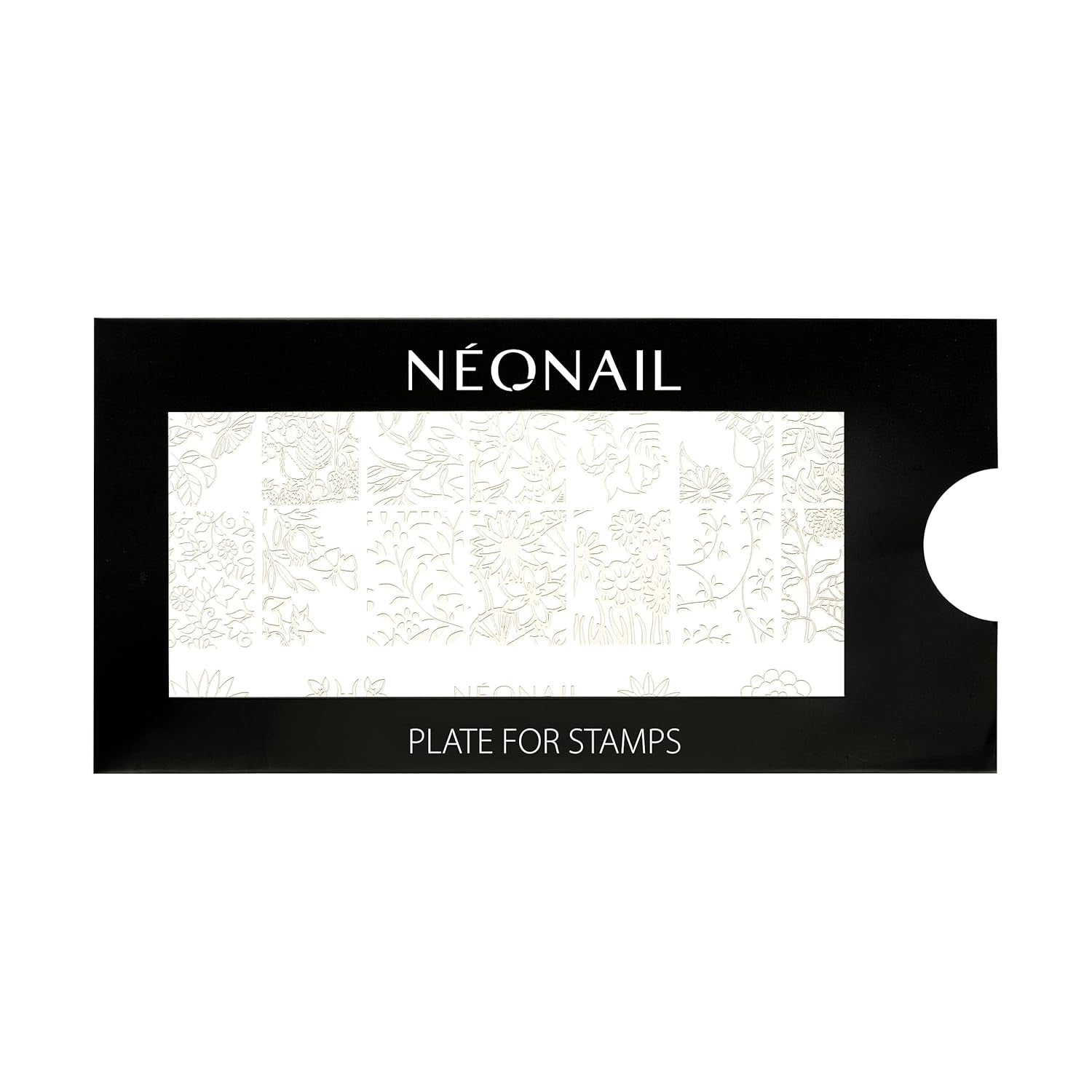 NÉONAIL Nagel Stempel Mit Schaber - Nägel Selber Machen - Razítko na nehty - Nageldesign Für Nagel Schablone - Francouzské nehty Stempel - Silikon Nagelstempel