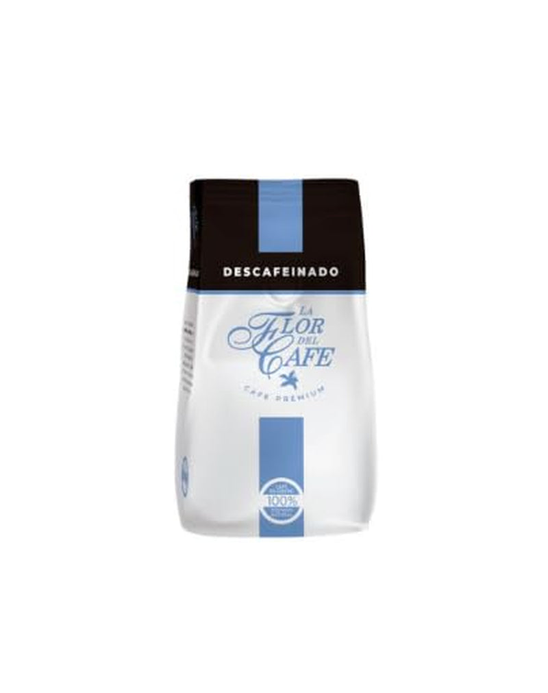 Bezkofeinová zrnková káva Flor del Café – 500 g | Lehce bez kofeinu | 100% Arabica | Balení po 20 sáčcích
