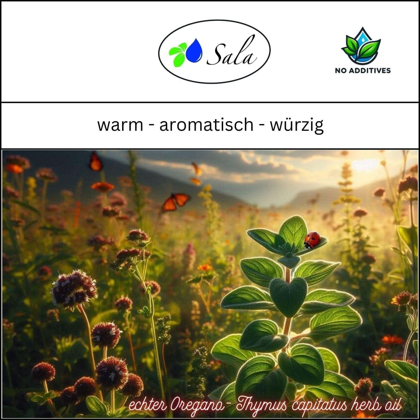 Oreganový olej Aroma Esenciální oreganový olej BIO - Ke konzumaci - 100% přírodní 30 ml Arome Naty Shop