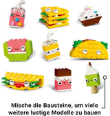 LEGO Classic Kreativní zábavné stavění svačin, Hračka s jídlem pro nápadité hraní rolí, Stavebnice pro chlapce a dívky od 4 let, Košíček, Avokádo, Nanuk a Taco 11039 Stavebnic Besuche den LEGO-Store