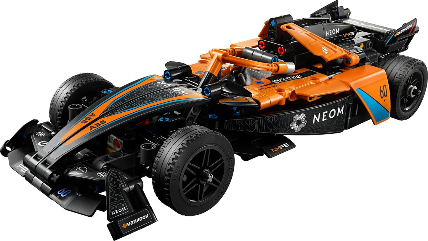 LEGO Technic NEOM Závodní auto Mclaren Formula E, hračka závodního auta pro kluky a dívky od 9 let, sada modelu auta, dekorace do dětského pokoje, nápad na dárek k narozeninám 42169 Stavebnice Beuche den LEGO-Store