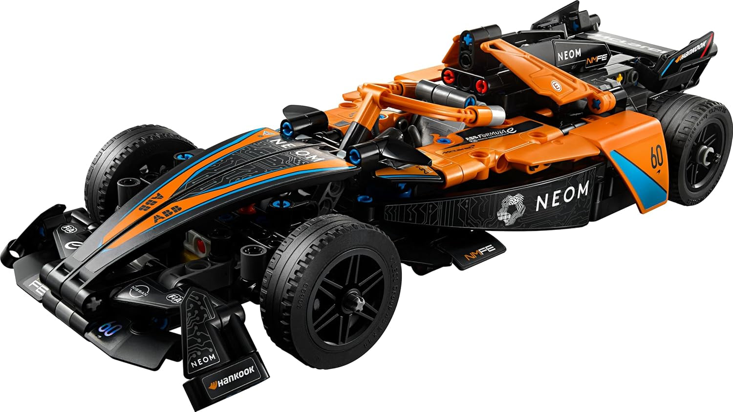 LEGO Technic NEOM Závodní auto Mclaren Formula E, hračka závodního auta pro kluky a dívky od 9 let, sada modelu auta, dekorace do dětského pokoje, nápad na dárek k narozeninám 42169 Stavebnice Beuche den LEGO-Store