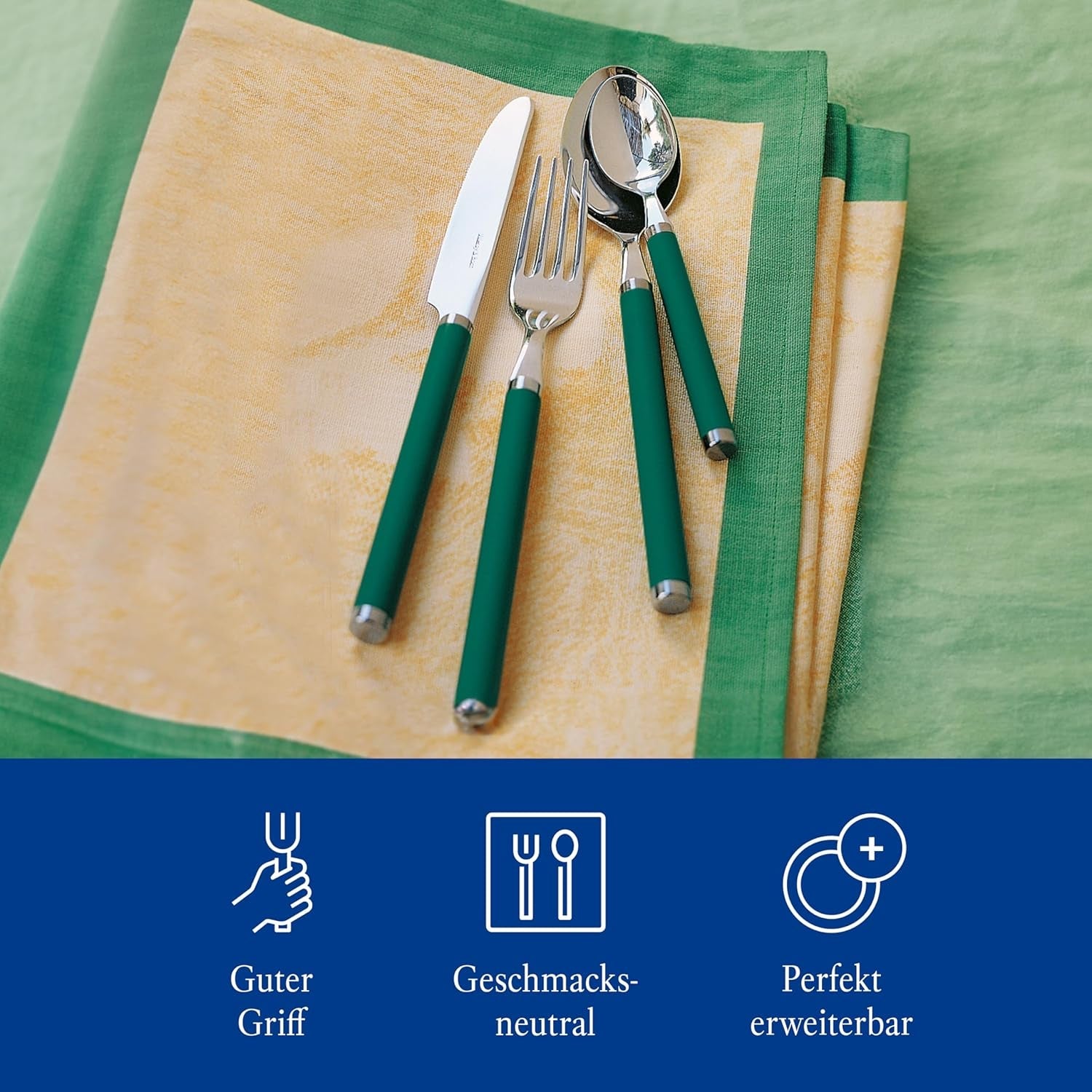 Villeroy & Boch - Sada příborů Play! Green Garden, 30 kusů Kitchen Naty Shop