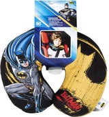 DC Comics Měkký Batman Cestovní polštářek na krk do auta Bezpečnost dětí Pohodlí Superhrdina Bat Man, Cuscino Da Viaggio Auto, Světle modré, Cestovní polštáře jedné velikosti Naty Shop
