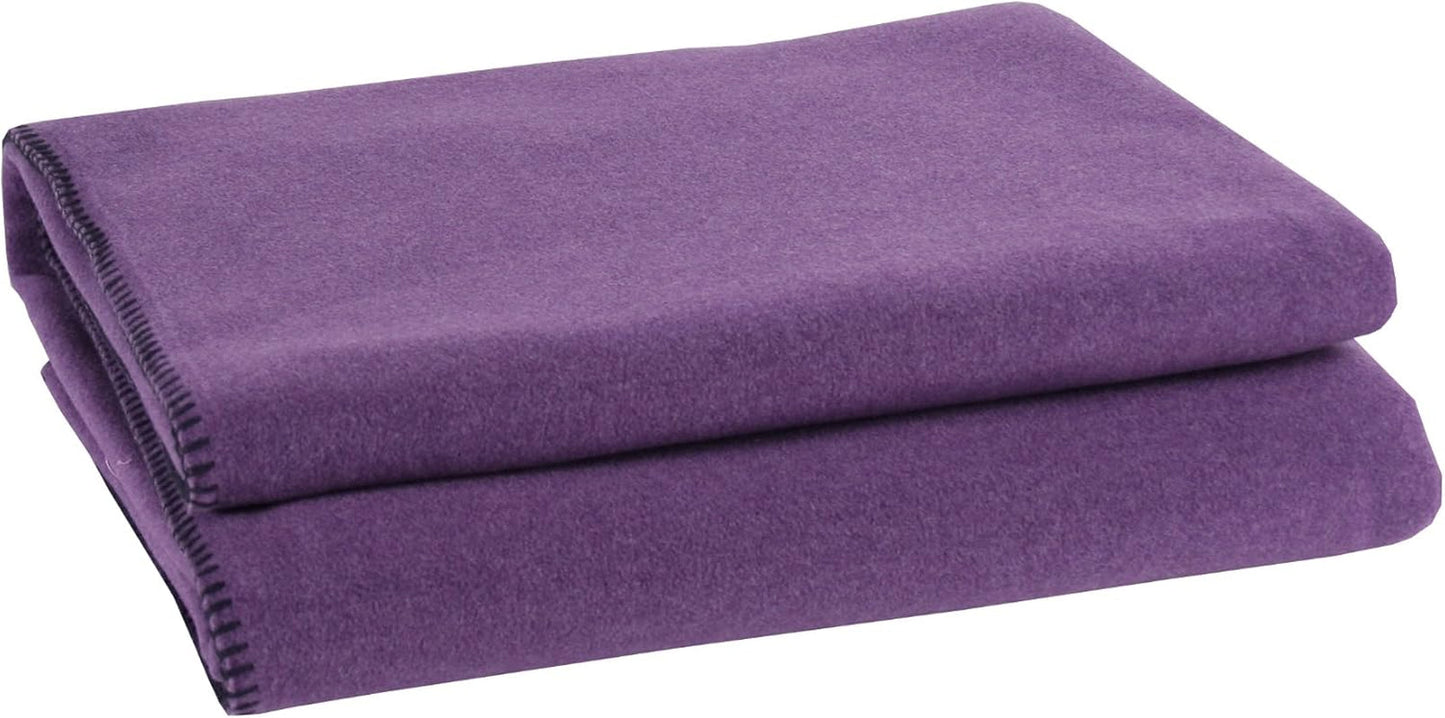 Zoeppritz Decke in Der Farbe: Rot, Aus 65% Polyester, 35% Viskóza Hergestellt, Gre¶ÃŸe: 160X200 Cm, 103291-235-160X200