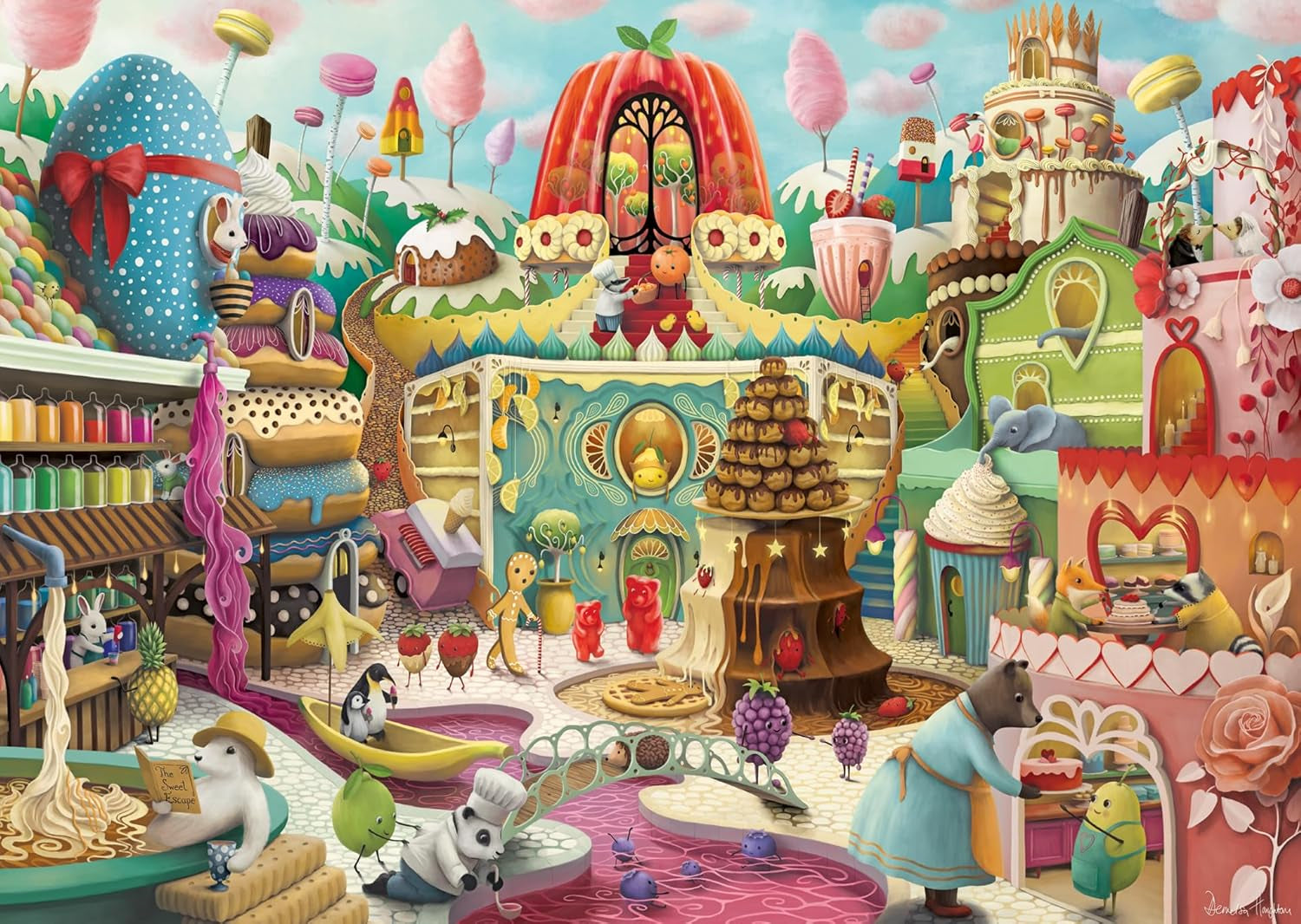 Ravensburger Puzzle 12001195 - Sweet Street - 1000dílné puzzle pro dospělé a děti starší 14 let Puzzle Naty Shop Výchozí název