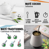 ORIGEENS BIO YERBA MATE S MÁTOU A CITRONEM 200 G - Čerstvost I Nepražené Bio Yerba Maté, listy, bez stonků a prachu