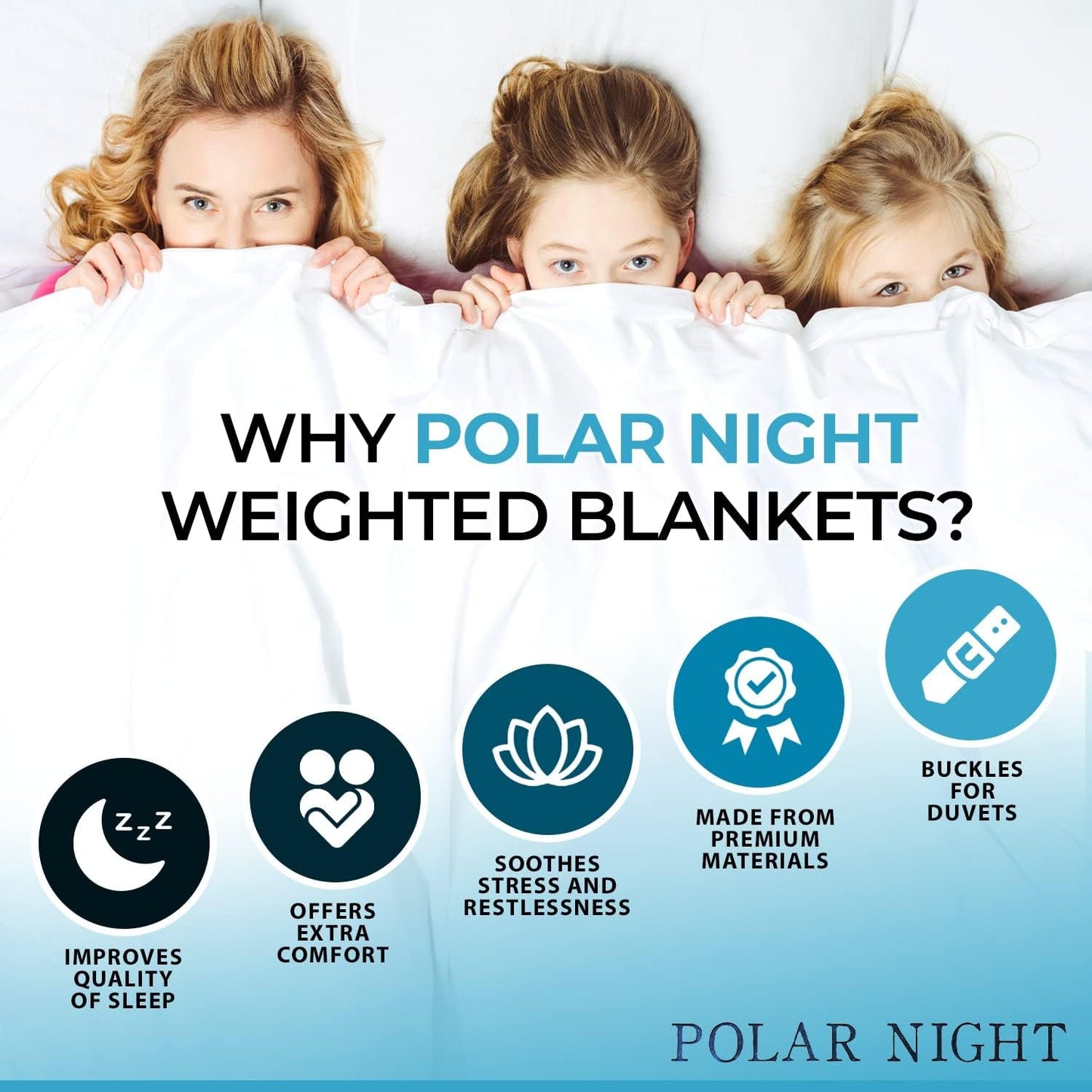 Polar Night vážená deka pro dospělé 150 X 200 Cm, 9 Kg - vážená deka pro hluboký spánek, těžká deka, terapeutická deka ze 100% mikrovlákna, relaxační deka Oeko-Tex® 100 Comforter Standardní postele a deky Polar Night