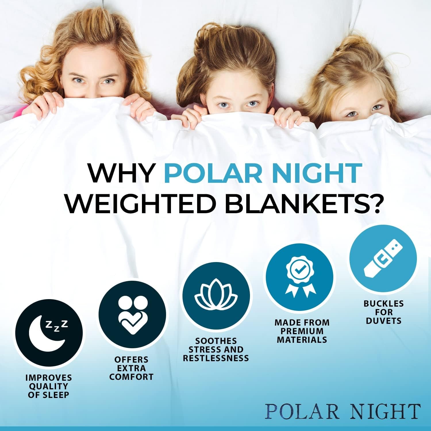 Polar Night vážená deka pro dospělé 150 X 200 Cm, 9 Kg - vážená deka pro hluboký spánek, těžká deka, terapeutická deka ze 100% mikrovlákna, relaxační deka Oeko-Tex® 100 Comforter Standardní postele a deky Polar Night