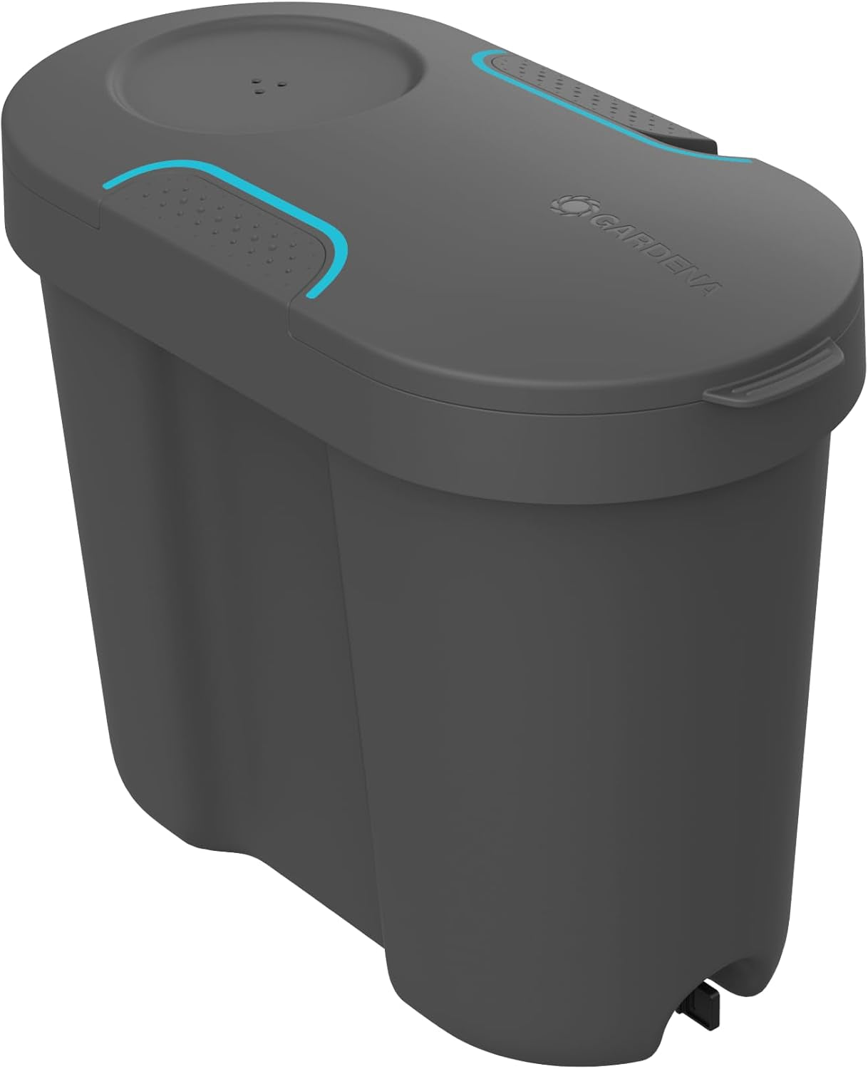 Zásobník na vodu Gardena: Zásobník na vodu pro vnitřní i venkovní použití, rozšiřitelný pomocí rozvodné trubky a konektoru, 10,5 l (13367-20), černý; tyrkysový