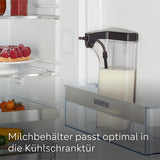 Siemens EQ700 plně automatický kávovar na espresso, velká barevná TFT obrazovka, 36 teplých a studených nápojů, studené vaření, funkce 2 šálků, ovládání aplikací, automatický čisticí systém, černá nerezová ocel, TQ717D03