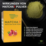 ® Ceremonial Matcha Powder X Granátové jablko 100G [Podporuje hubnutí a metabolismus] - Zelený čaj pro aktivní a zdravý životní styl - Zelený čaj bez přísad (čistý a přírodní)