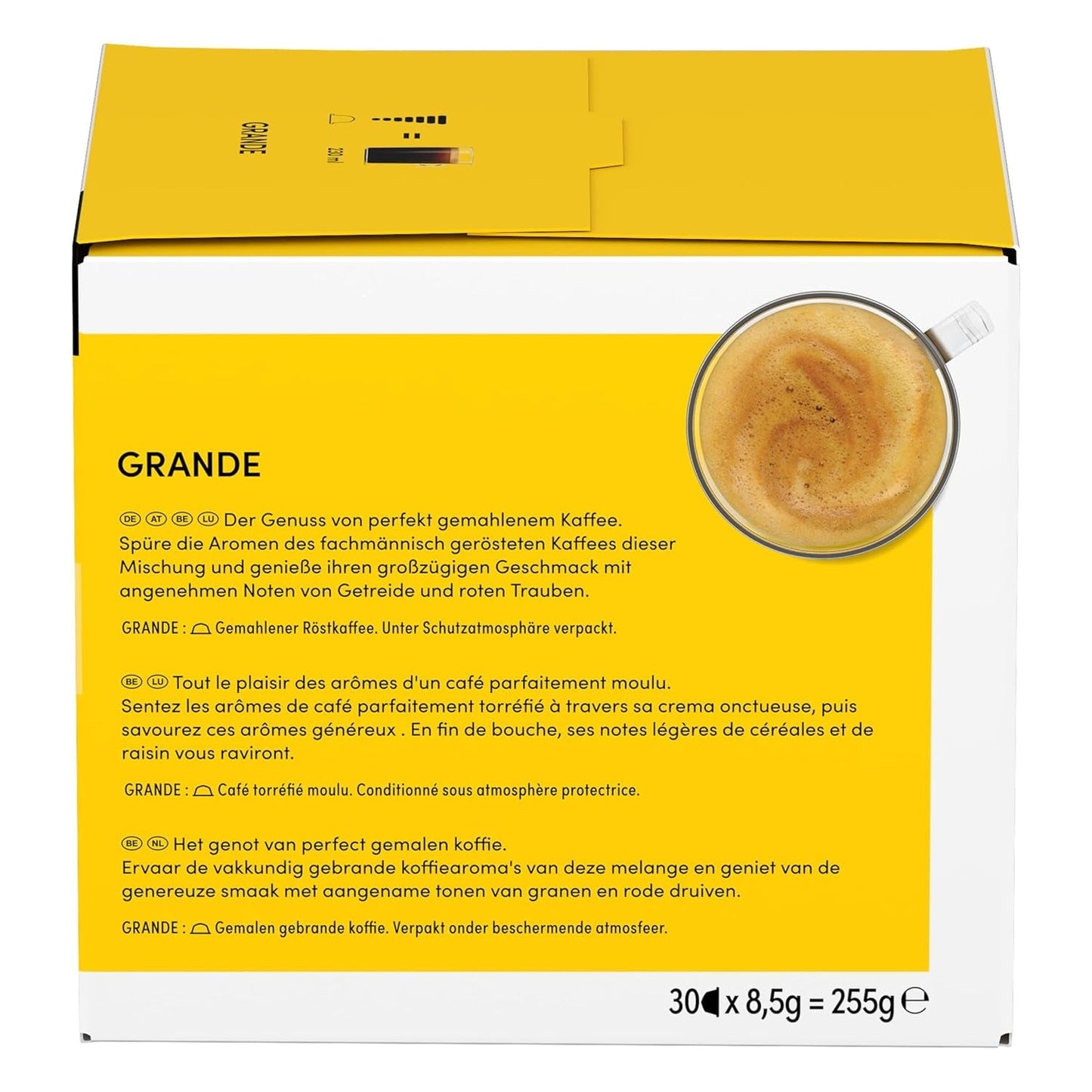 NESCAFÉ DOLCE GUSTO Grande Kaffeekapseln 3er Vorratspack (3 x 30 kapslí)
