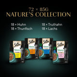 SHEBA Nature's Collection v omáčce – vysoce kvalitní mokré krmivo pro kočky, jemné odrůdy (MSC) v porcovaných sáčcích – 72 x 85 g