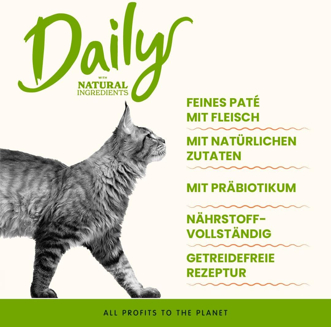 Almo Nature Daily - Nassfutter für Erwachsene Katzen - Kuře - 100 g, Packung mit 32