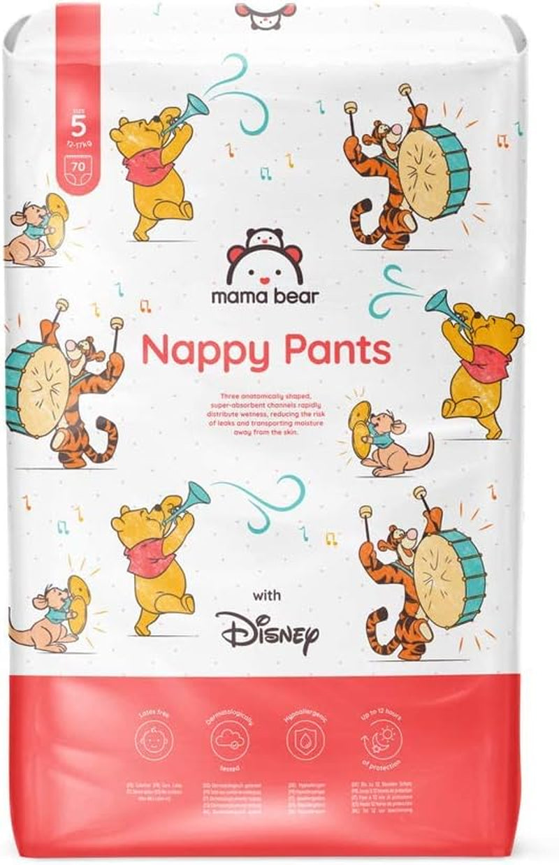 Značka Amazon: Mama Bear Disney Velikost 6 (15+ kg) – měsíční balení, bílá, 120 kusů (2 balení po 60)