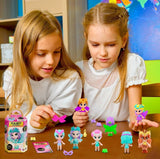 CRAZE Fairy in My Pocket | Pohádková panenka s křídly, sběratelská pohádková hračka se speciálními efekty, jako je třpyt, záře ve tmě a změna barvy Panenky Naty Shop