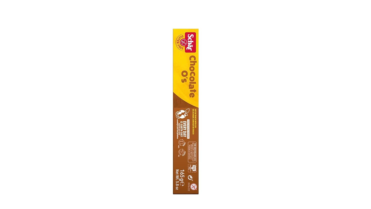 Čokoláda O'S kakaové sušenky, 165 g