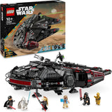 LEGO Star Wars Dark Millenium Falcon, Starship Set, Stavebnice pro děti, Narozeninový dárek pro chlapce, dívky a fanoušky, Dobrodružná hračka 75389 Stavebnice Besuche den LEGO-Store Výchozí název