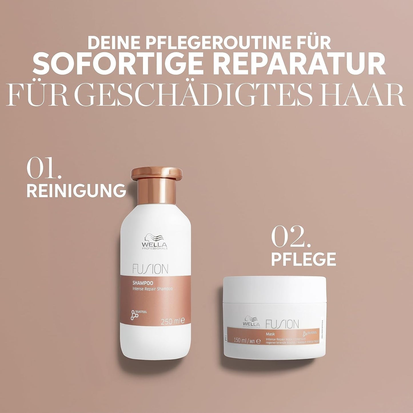 Wella Professionals Fusion Intense Repair - Profesionální péče pro poškozené vlasy Wella sprcha a koupel