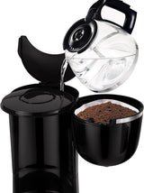 Tefal CM3408 Skleněný mini kávovar (600 W, 6 šálků) černý/nerezová ocel, CM340811
