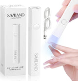 Saviland U V Lampe Für Gelnägel: Mini U V Lampe Für NägelSchützen Sie Die Haut Wiederaufladbar Klein LED Nagellack Trocknergerät Für Nagellack Aufbaugel Tipy na nehty Nagelkleber Geschenke Für Frauen