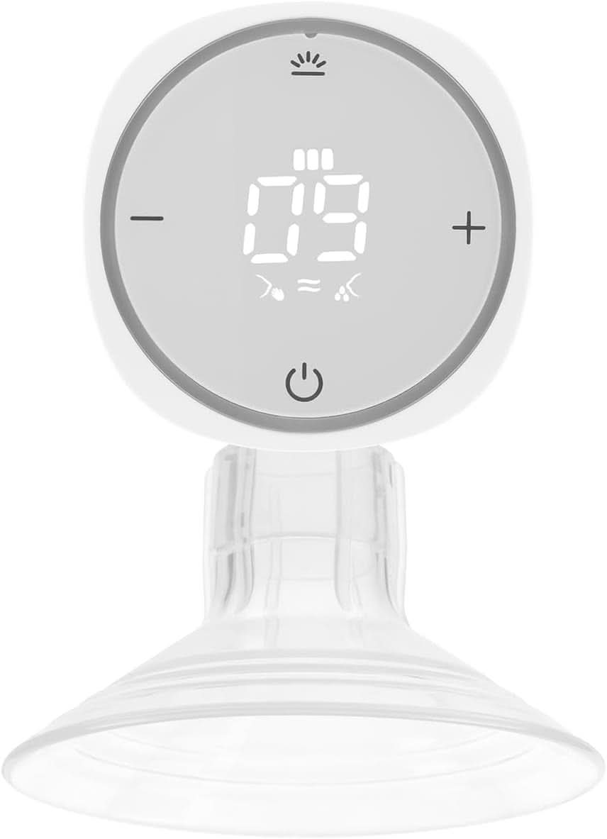 LIONELO Fidi One Akumulátorová odsávačka mateřského mléka 180 ml, 3fázová přenosná odsávačka mateřského mléka, 9stupňová energeticky úsporná masáž, silikonový trychtýř 26mm Doba chodu 120min Bez Bpa Příslušenství Jídlo a kojení Bebe Naty Shop