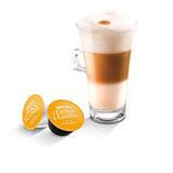 Latte Macchiato | 96 Kaffeekapseln & Latte Macchiato Caramel | 48 Kaffeekapseln | Směs Arabica Robusta | Feines Caramell Aroma a leckerer Milchschaum