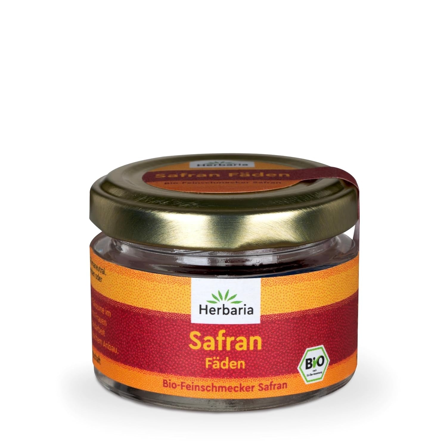 Herbaria Safran-Fäden bio 0,5g im Glas – Bio Saffron-Fäden aus dem Bericht Safran-Ort Taliouine v Maroku – Safranfäden v Premium Bio-Qualität – Saffron Premium - Safran première kategorie