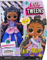 LOL Překvapení! Tweens Fashion Doll Series 3 - Panenka NIA Regal 15 cm s překvapeními: Extravagantní oblečení, doplňky a další. Skvělý sběratelský dárek pro chlapce a dívky 18+ 584087