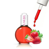 LALILL Olej na nehtovou kůžičku 75 ml - Himbeere Nagelpflegeöl - Nagelöl Pflege Für Nägel Nagelhaut - SPA Maniküre Naildesign Hände - Vegan - S pipetou