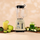 Stojanový mixér Cecotec Retro Power Black Titanium Retrogreen. 1200W Maximale Leistung, 2 Geschwindigkeiten, 4-Klingen-Messer Mit Schwarzer Titanbeschichtung Und 1,5L Krug, Vintage-Design v Grün Kitchen Naty Shop