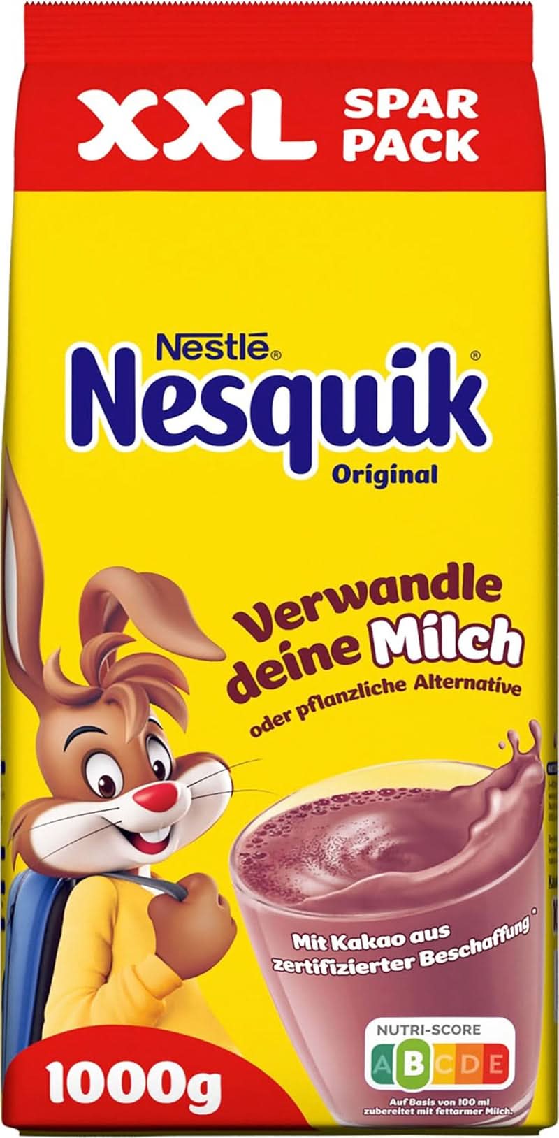 Nestlé, kakaový prášek pro zamíchání do mléka, 1 kg kakaa a horké čokolády Naty Shop