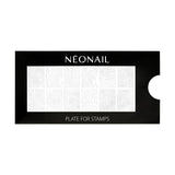 NÉONAIL Nagel Stempel Mit Schaber - Nägel Selber Machen - Razítko na nehty - Nageldesign Für Nagel Schablone - Francouzské nehty Stempel - Silikon Nagelstempel
