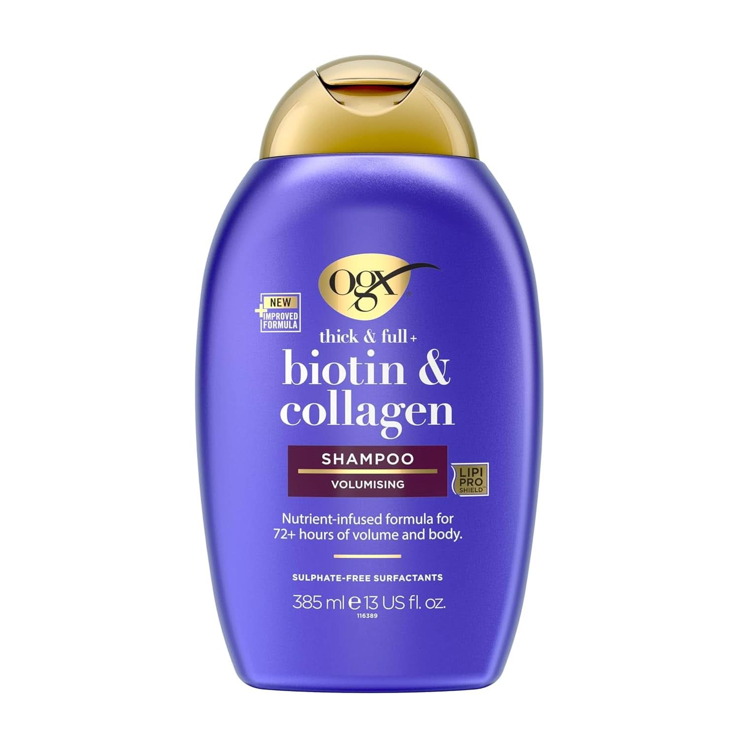 OGX Biotin a kolagen šampon, 385 ml Sprchový kout a koupel Naty Shop
